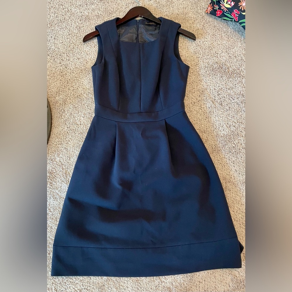 Peserico Navy Dress - TG 42